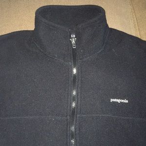 Patagonia Mens Large Black Fleece Full Zip